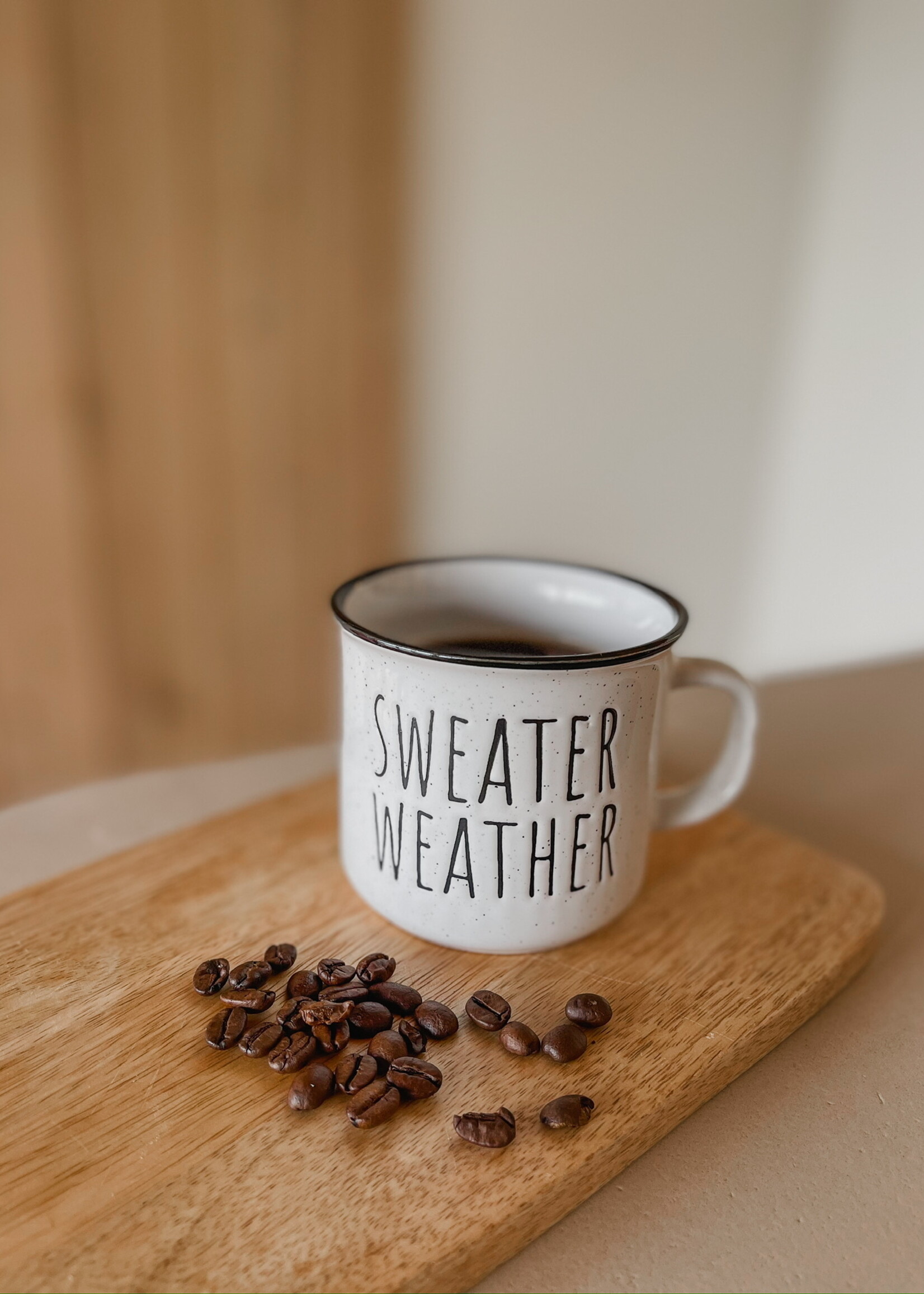 Retro mok 'sweater weather'