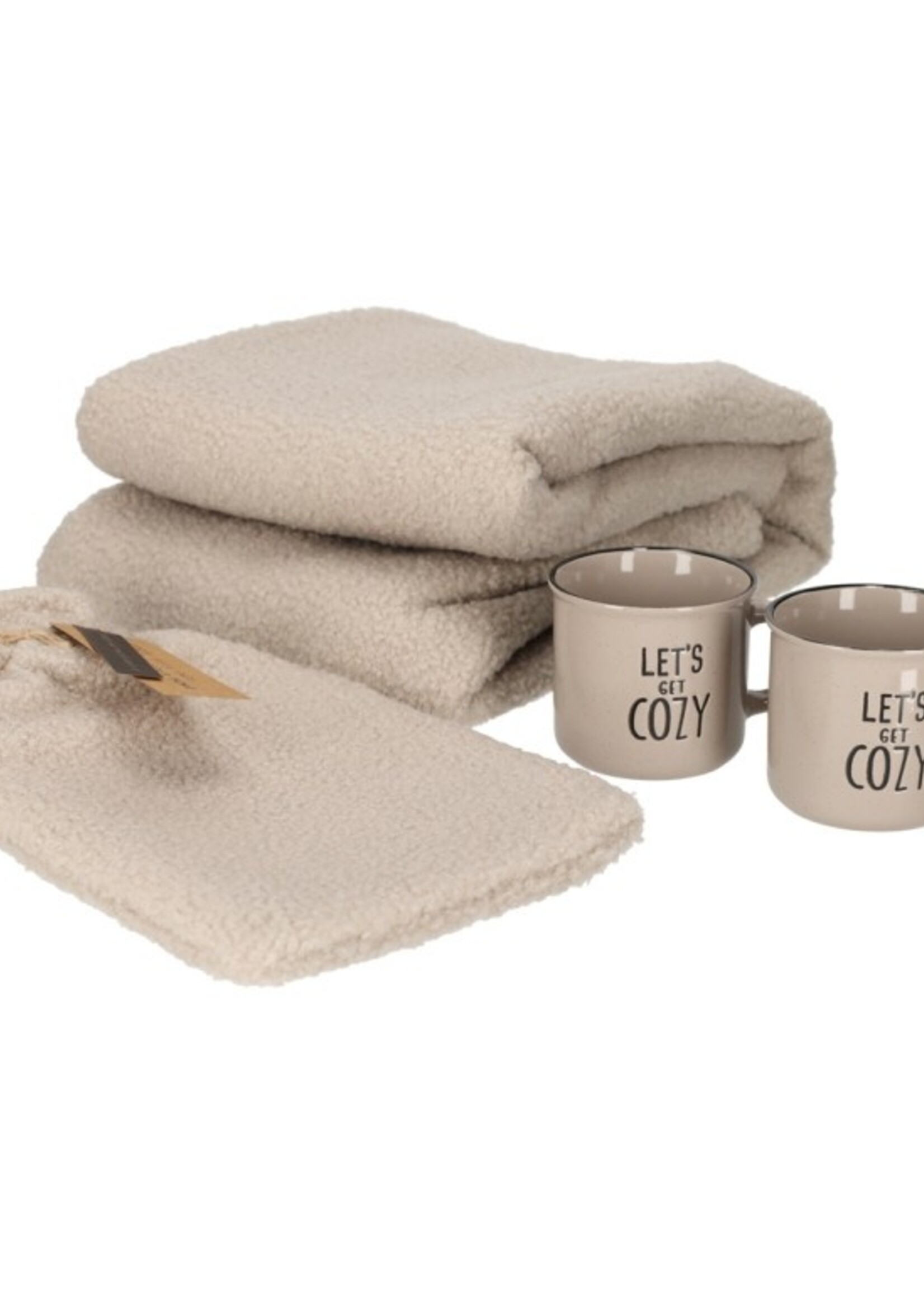 Gift set 'cozy' taupe (set van 4)