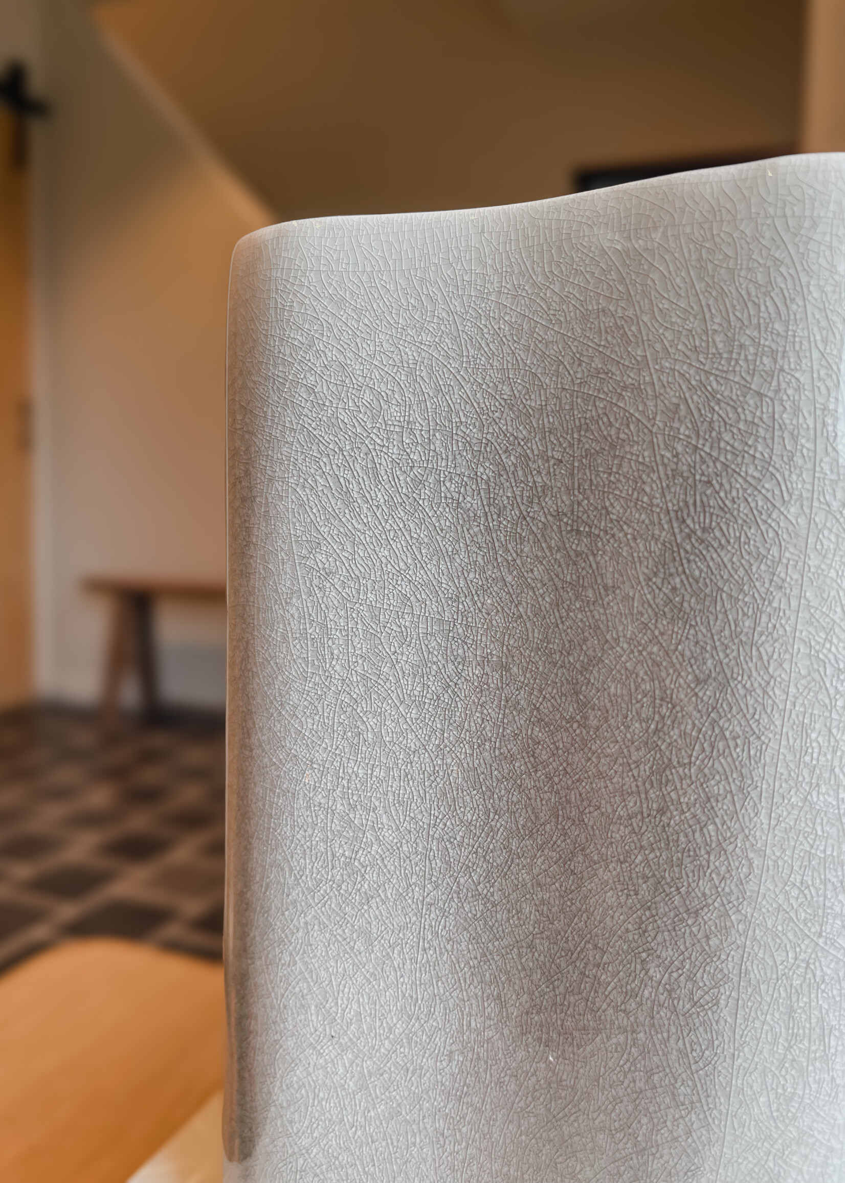 Pot breed grijs organisch