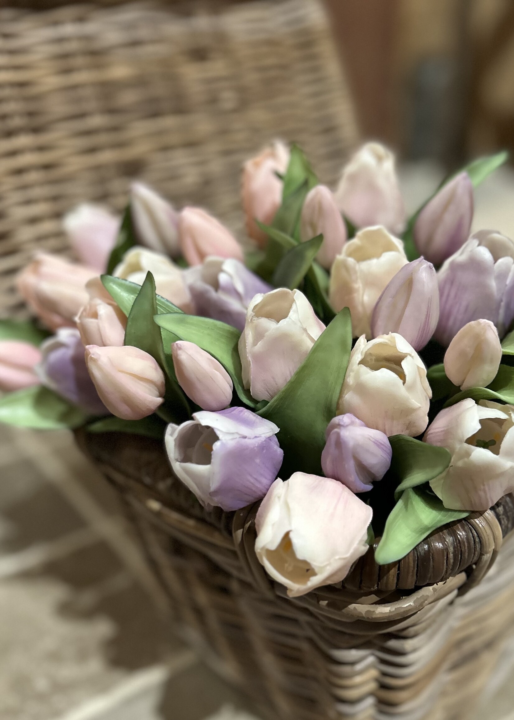 Tulpenbundel zacht lila 30 cm