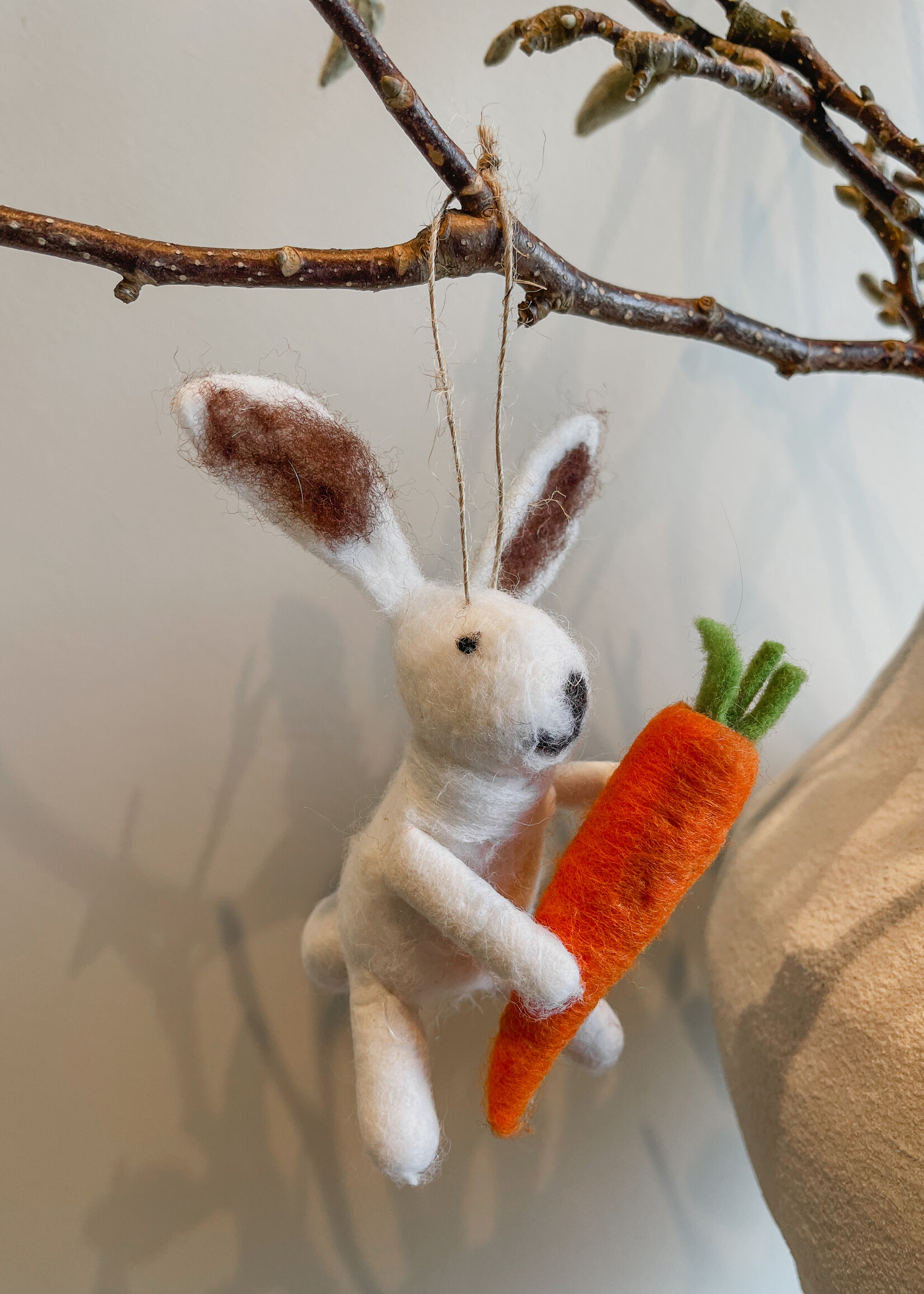 Hanger stof haas konijn wortel