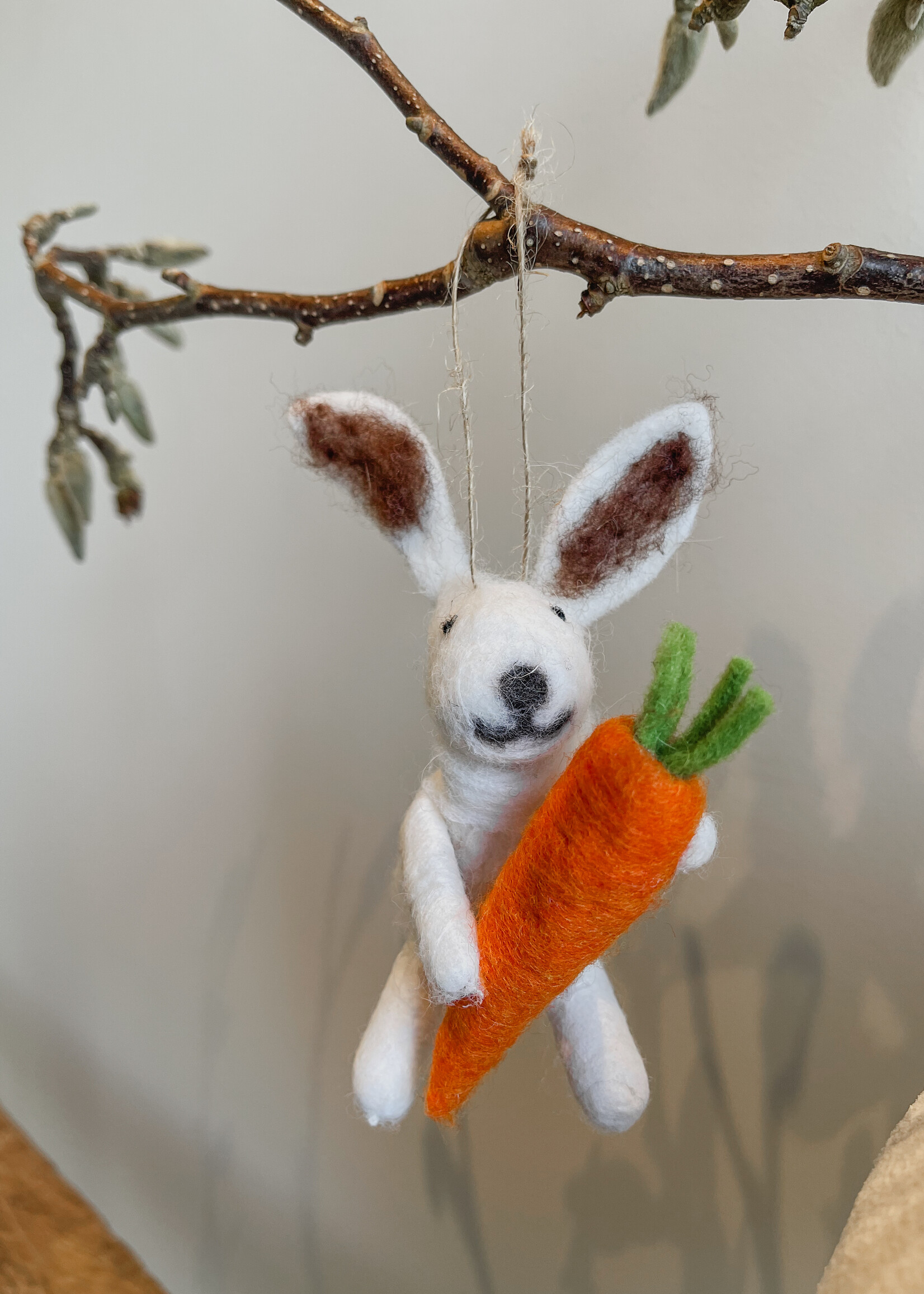 Hanger stof haas konijn wortel