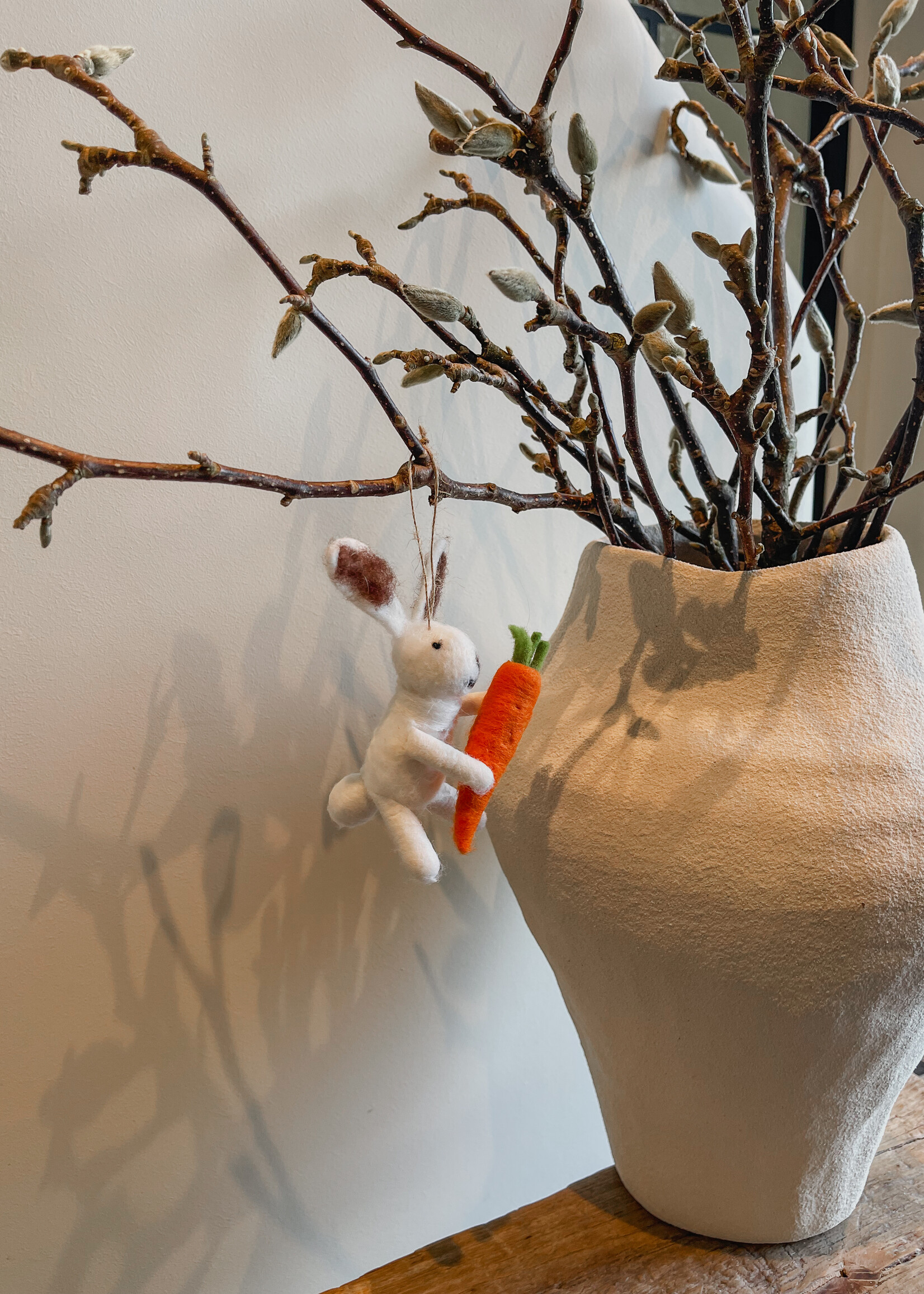 Hanger stof haas konijn wortel