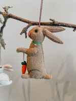 Paashanger konijn bruin wortel