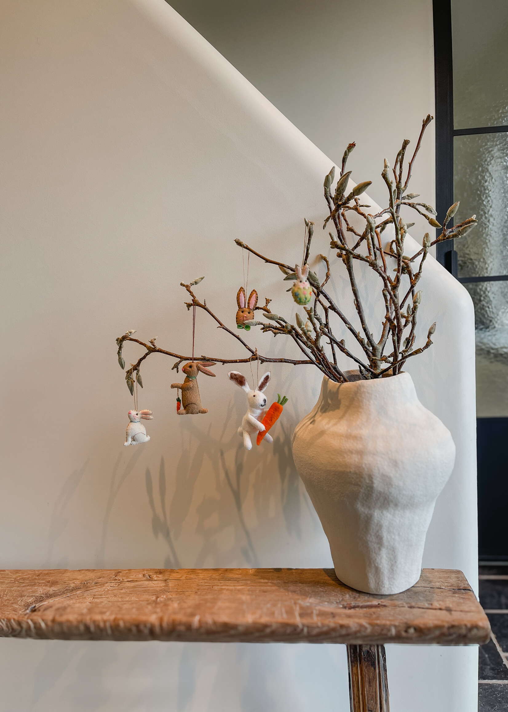 Paashanger konijn bruin wortel