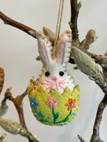 Paashanger konijn geel ei