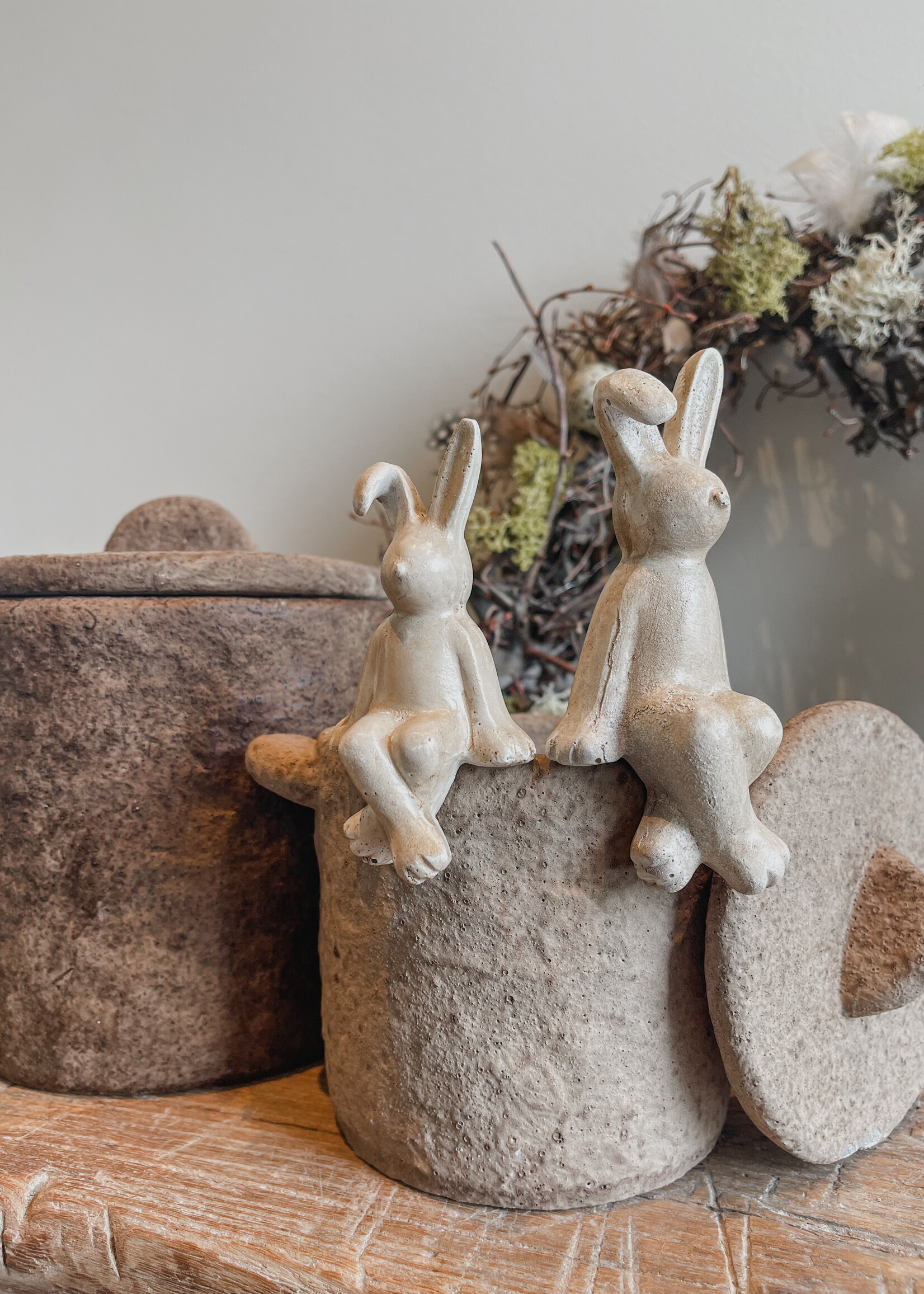 Bunny zittend op rand S