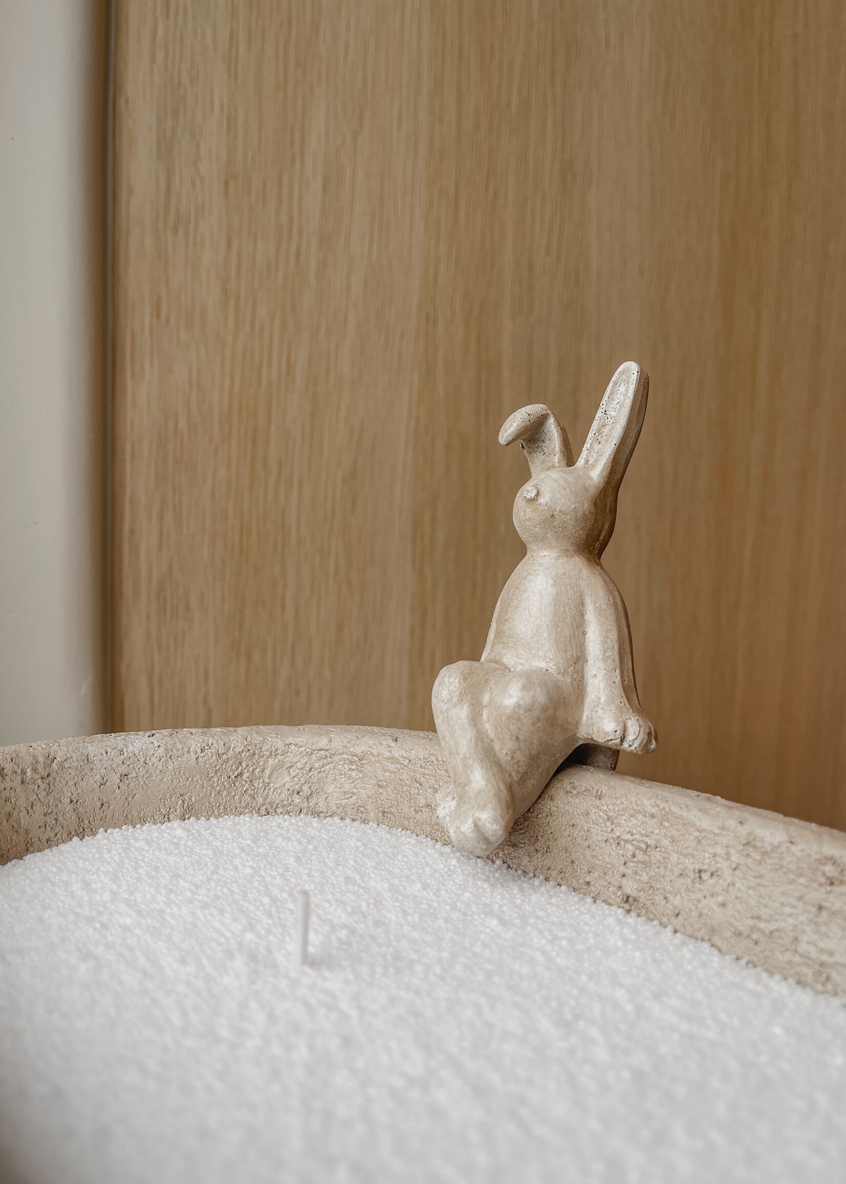 PRE-ORDER Bunny zittend op rand M