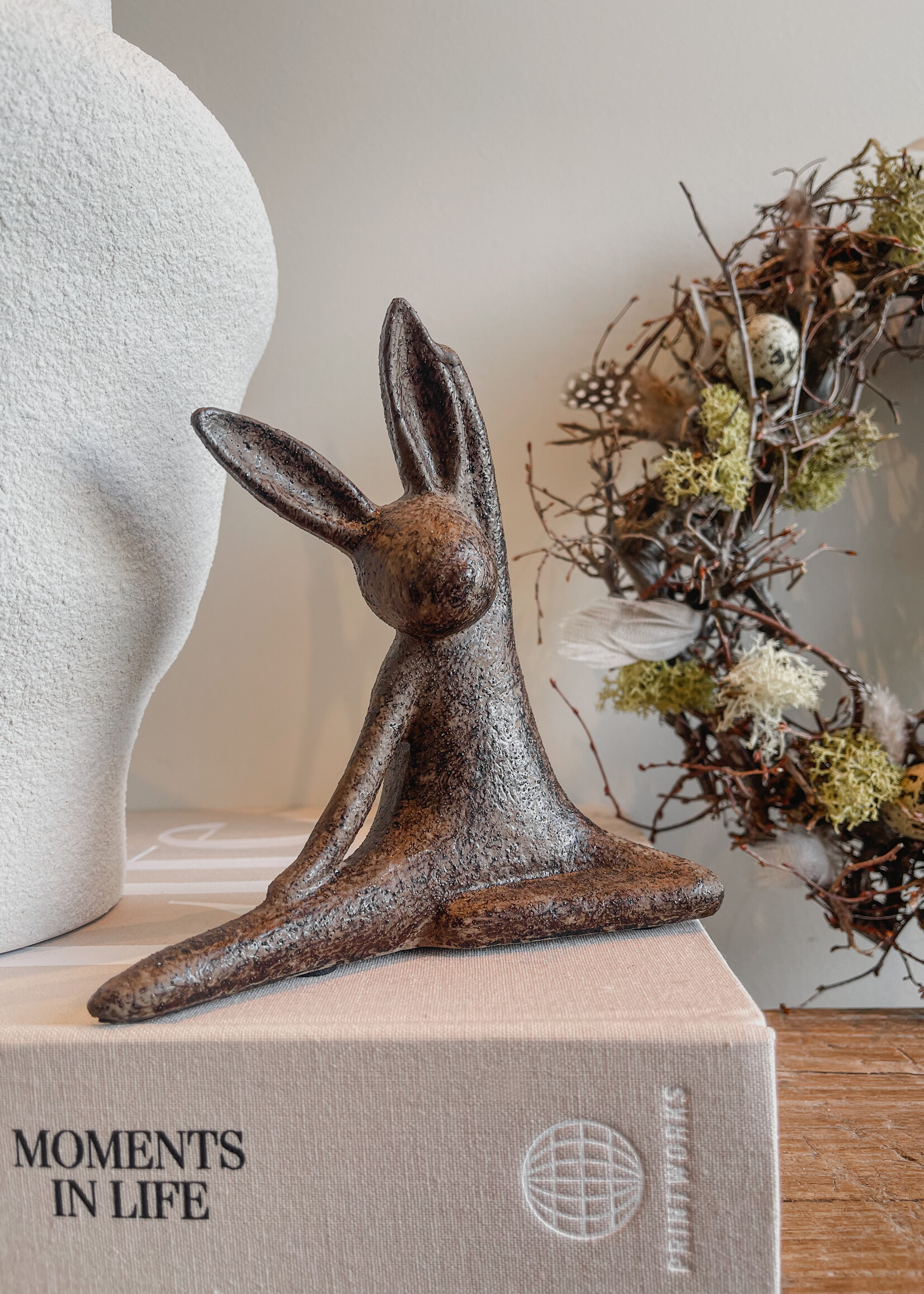 Konijn zen (ass 3) donkerbruin