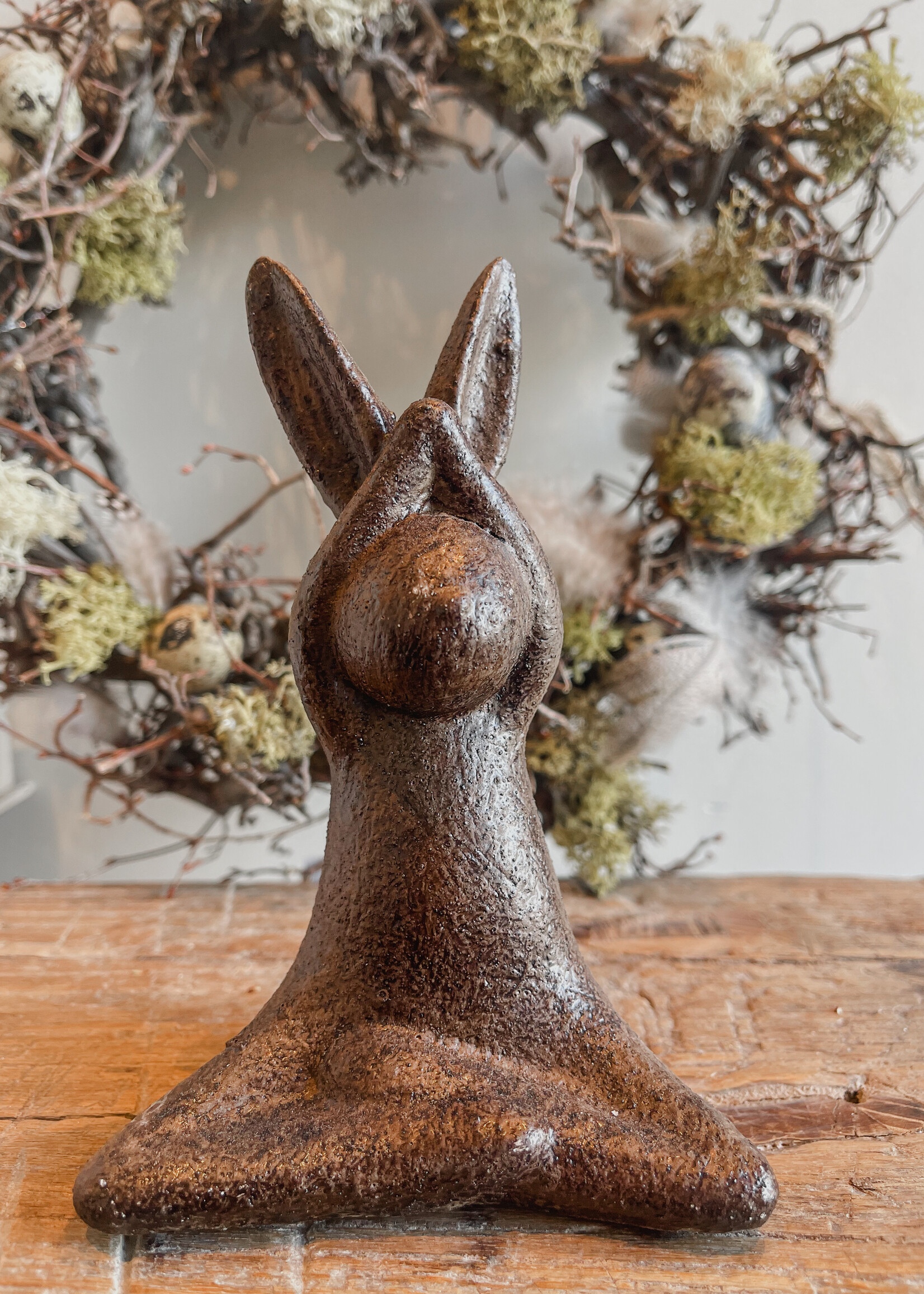 Konijn zen (ass 3) donkerbruin