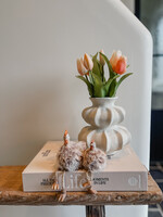 Kip hangpootjes fluffy M