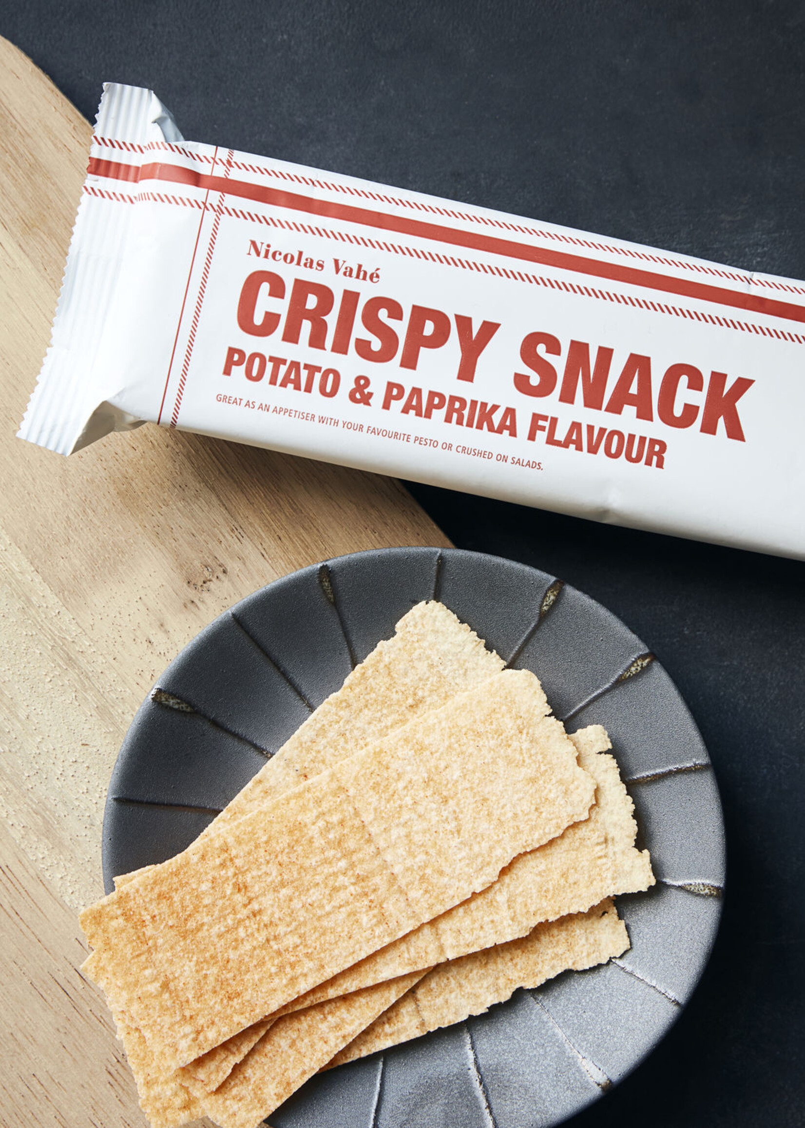 Crispy snack, patato & paprika
