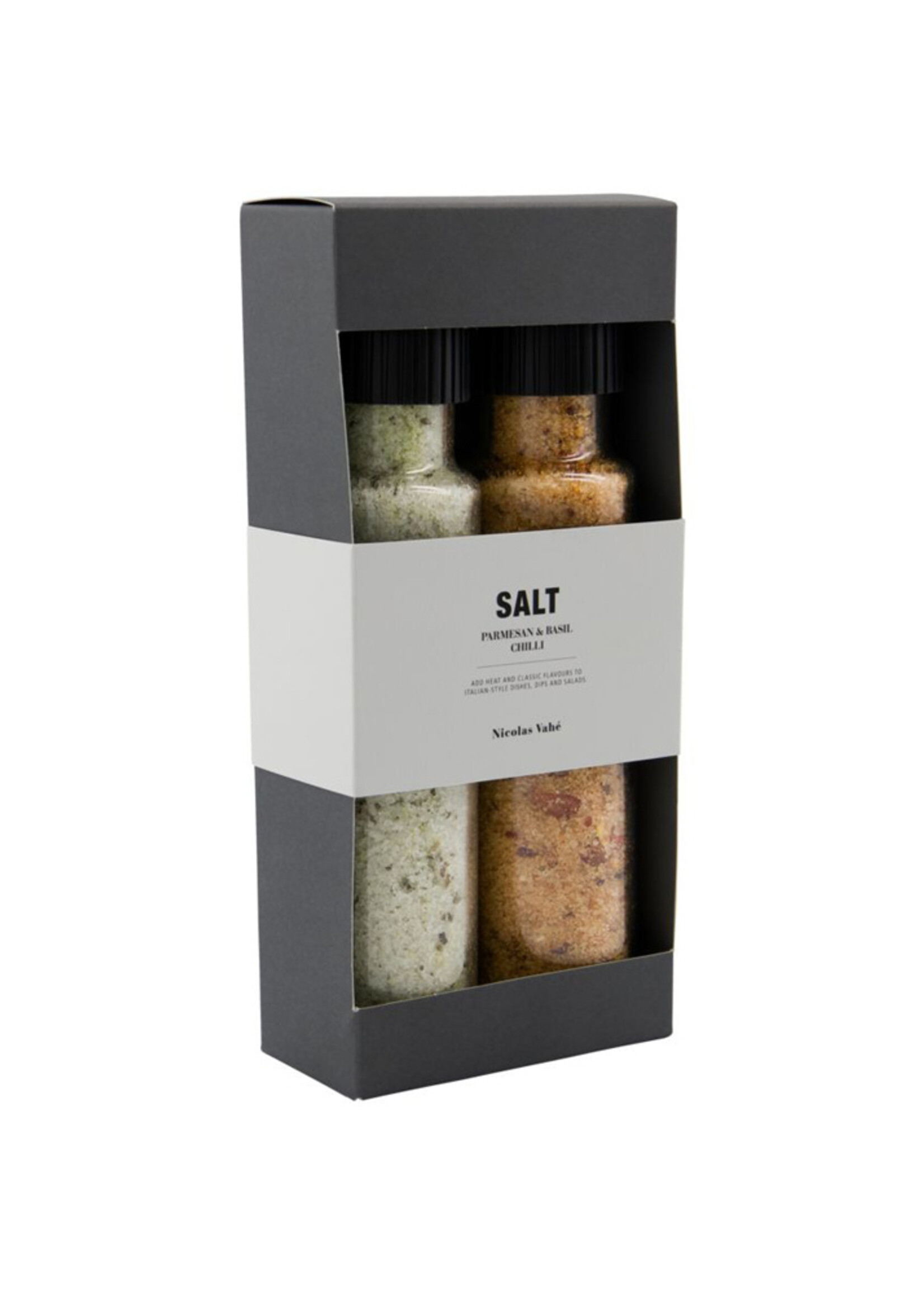 Geschenkset 'Parmesan & Basil salt chili'