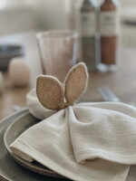 Servet stof ivoor (set van 4)