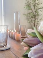 Waterglas gehamerd 'brown'