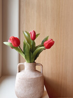 Kruikje laag dubbel oor zand/gold S