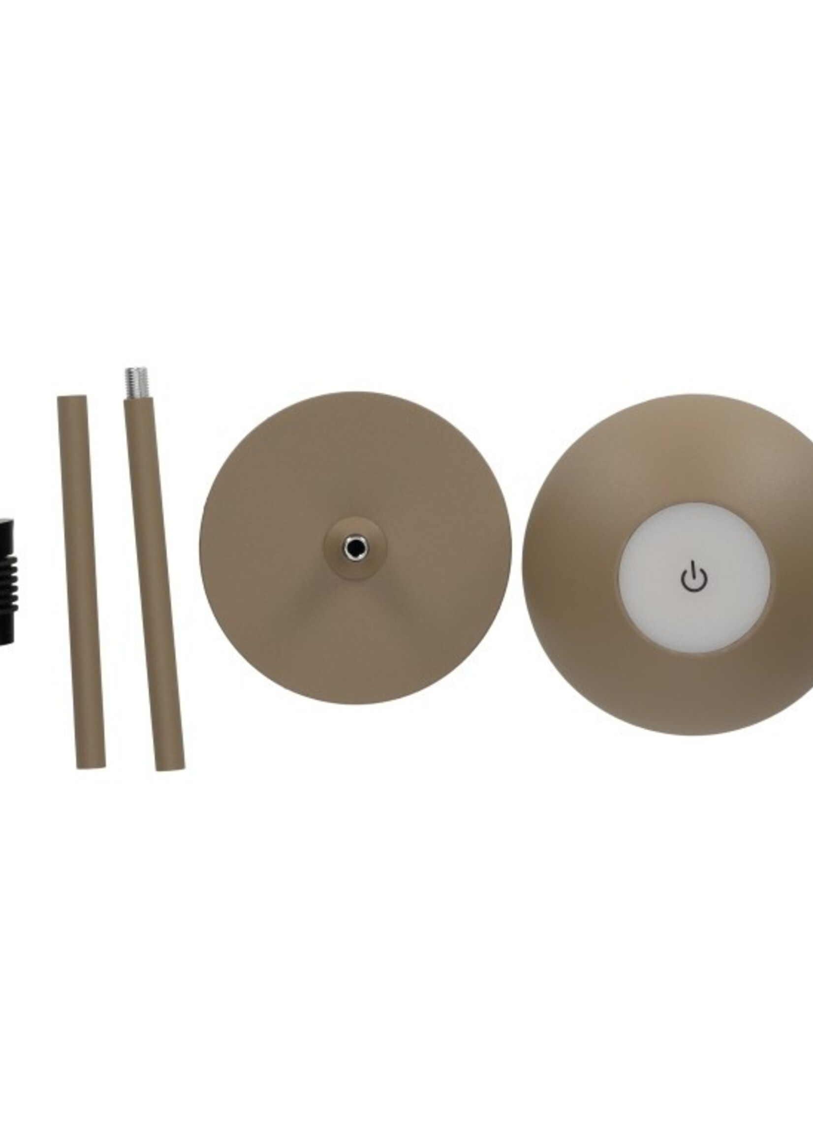 LED lamp 3-in-1 touch taupe