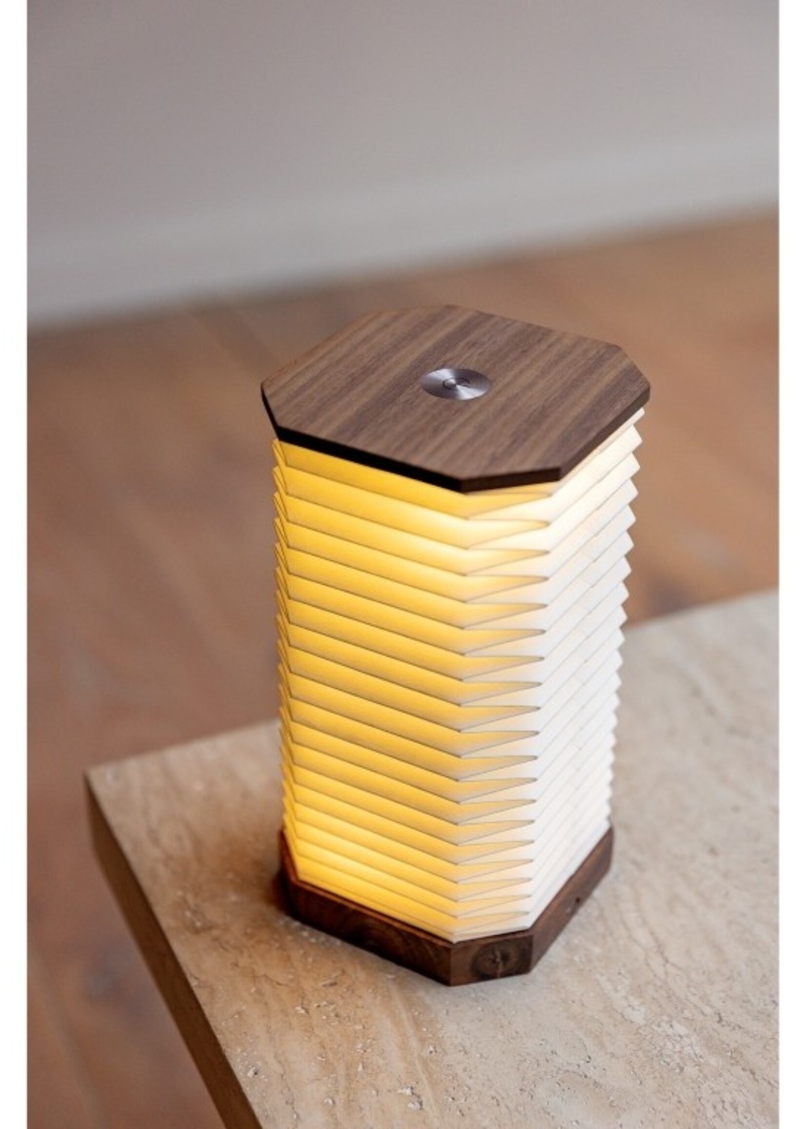 LED-lamp accordeon walnoot