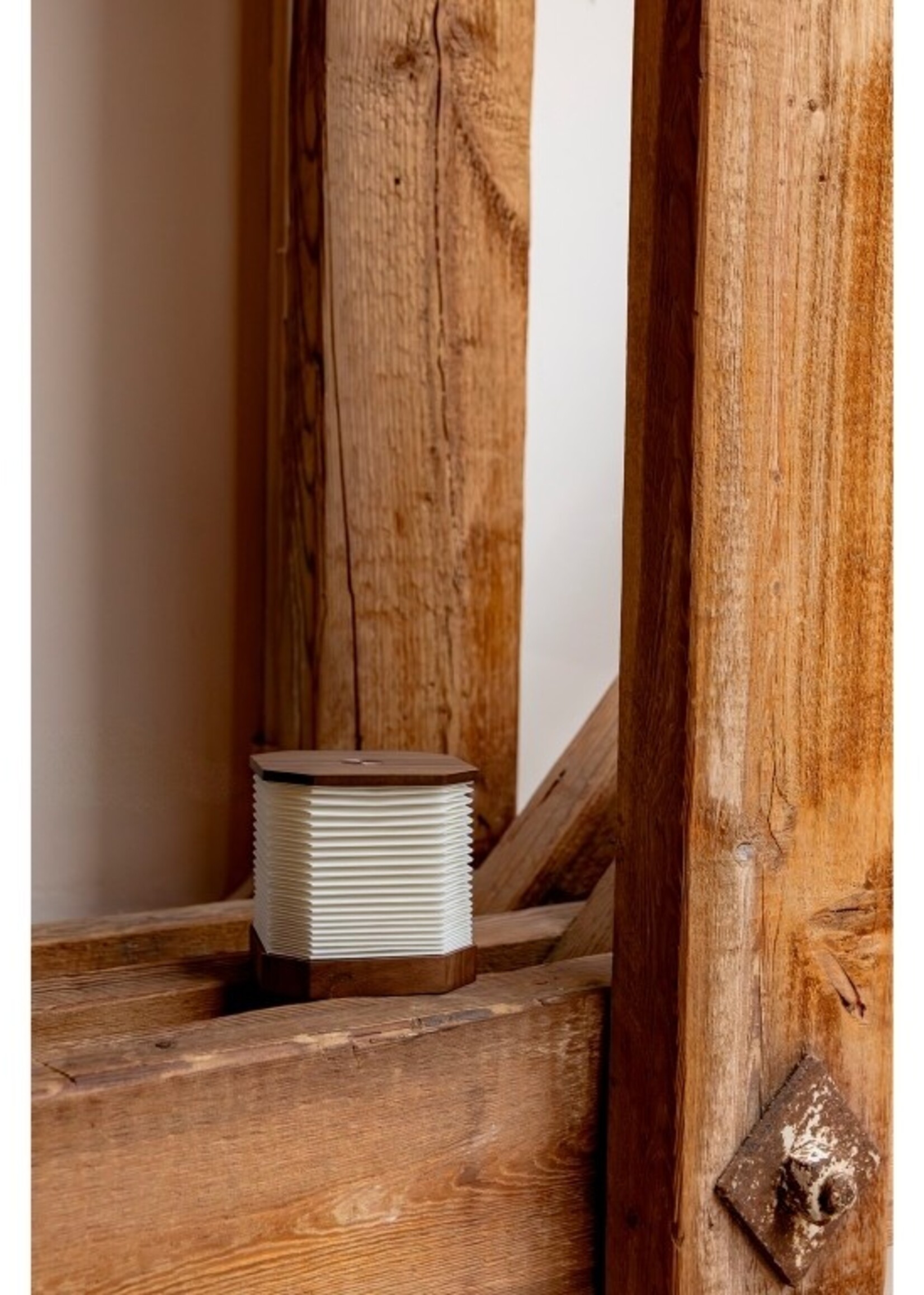 LED-lamp accordeon walnoot