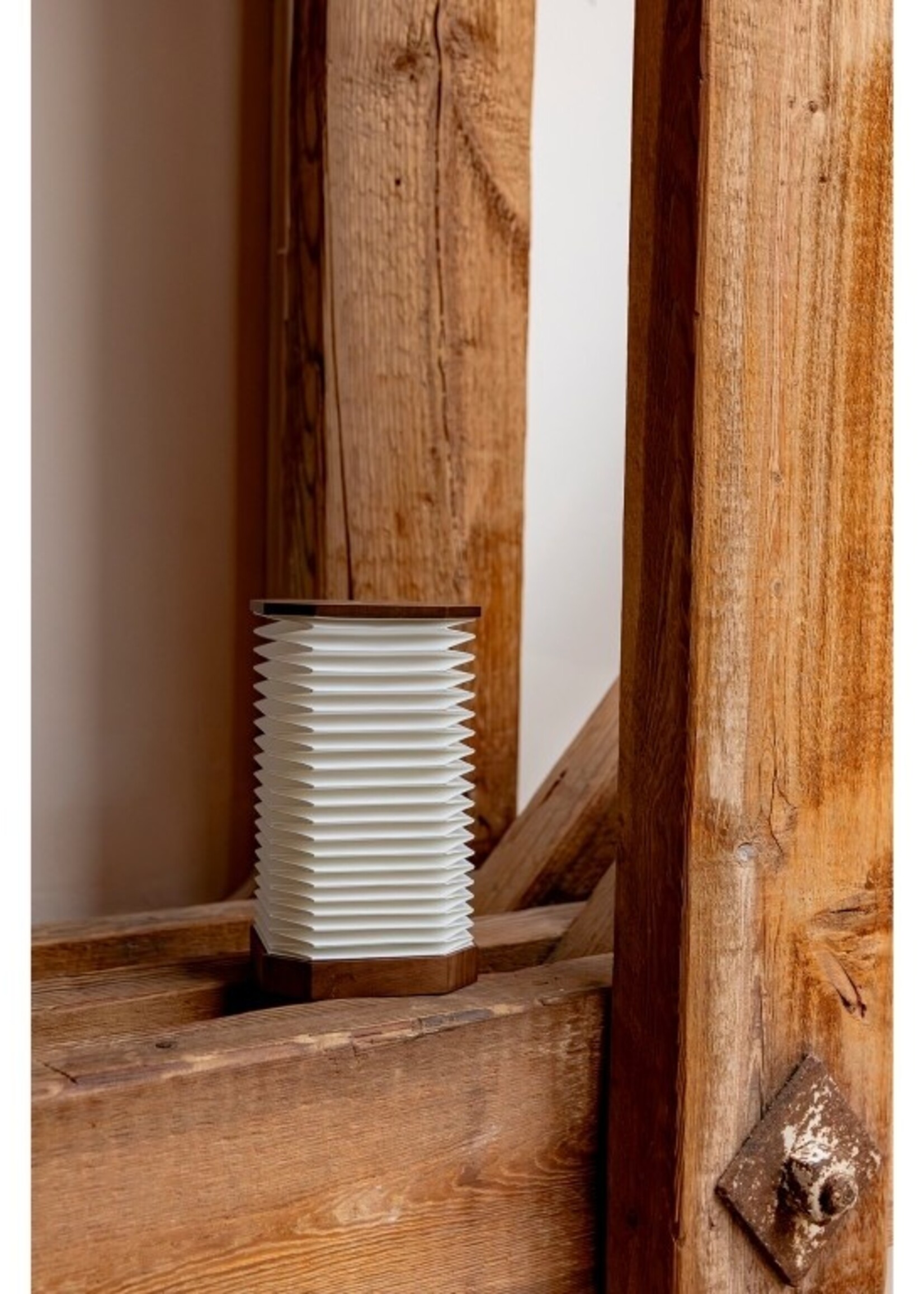 LED-lamp accordeon walnoot