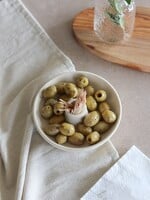 Aperitiefschaaltje met houder voor prikkers