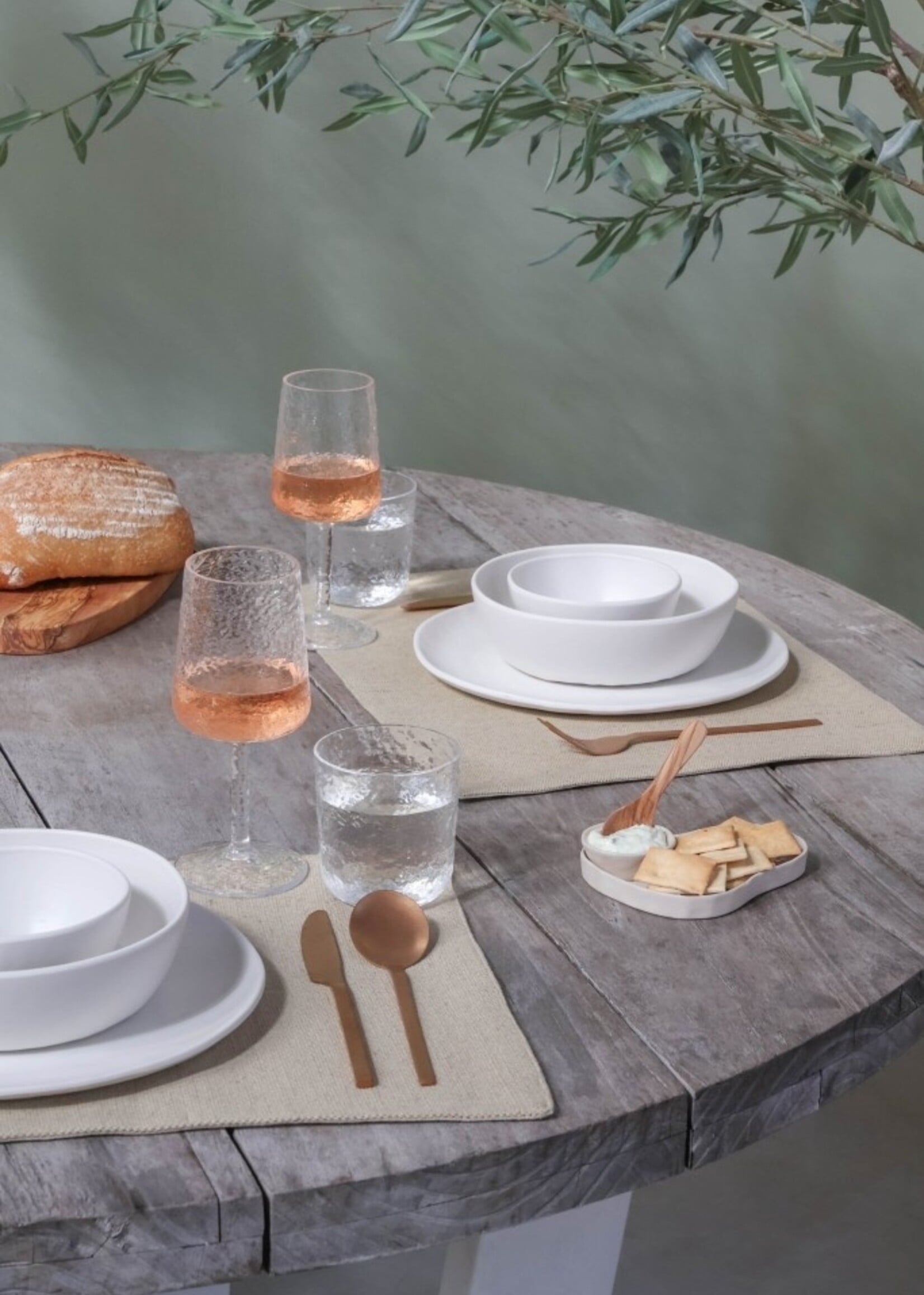 Plat bord crème 'outdoor'