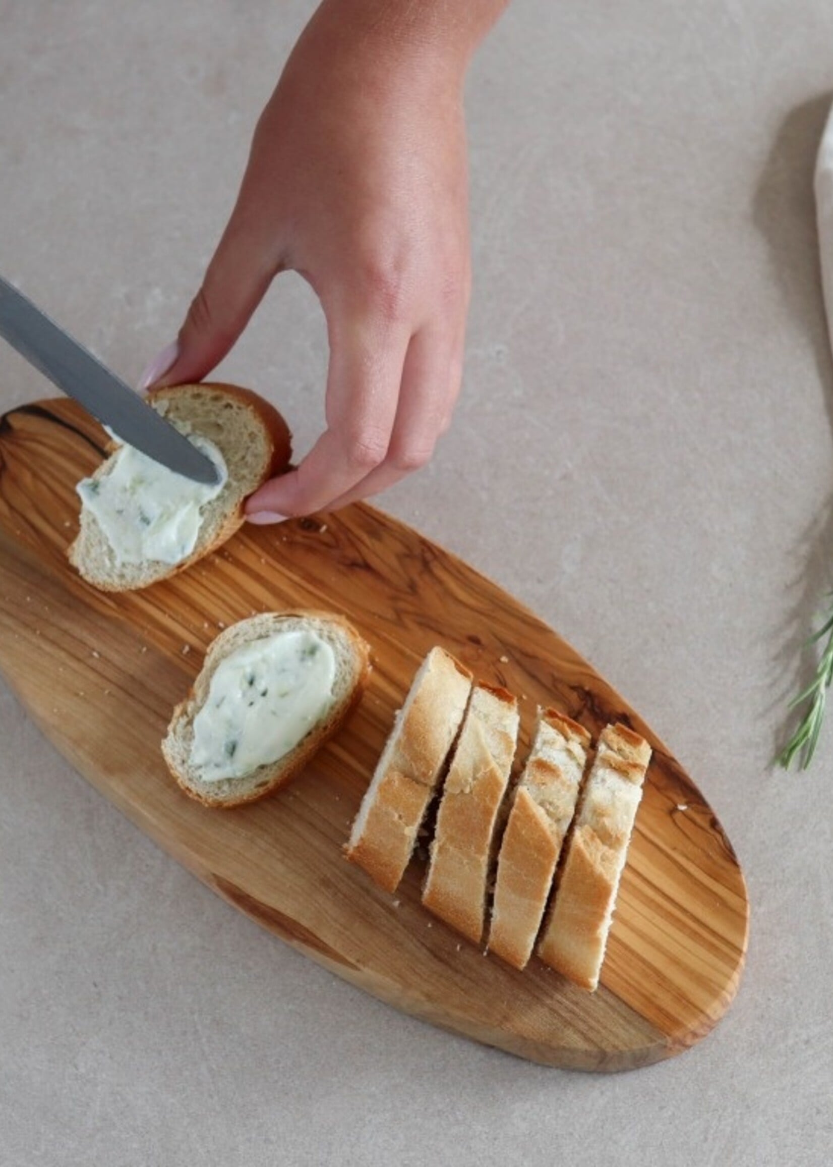Olijfhouten serveerplank S