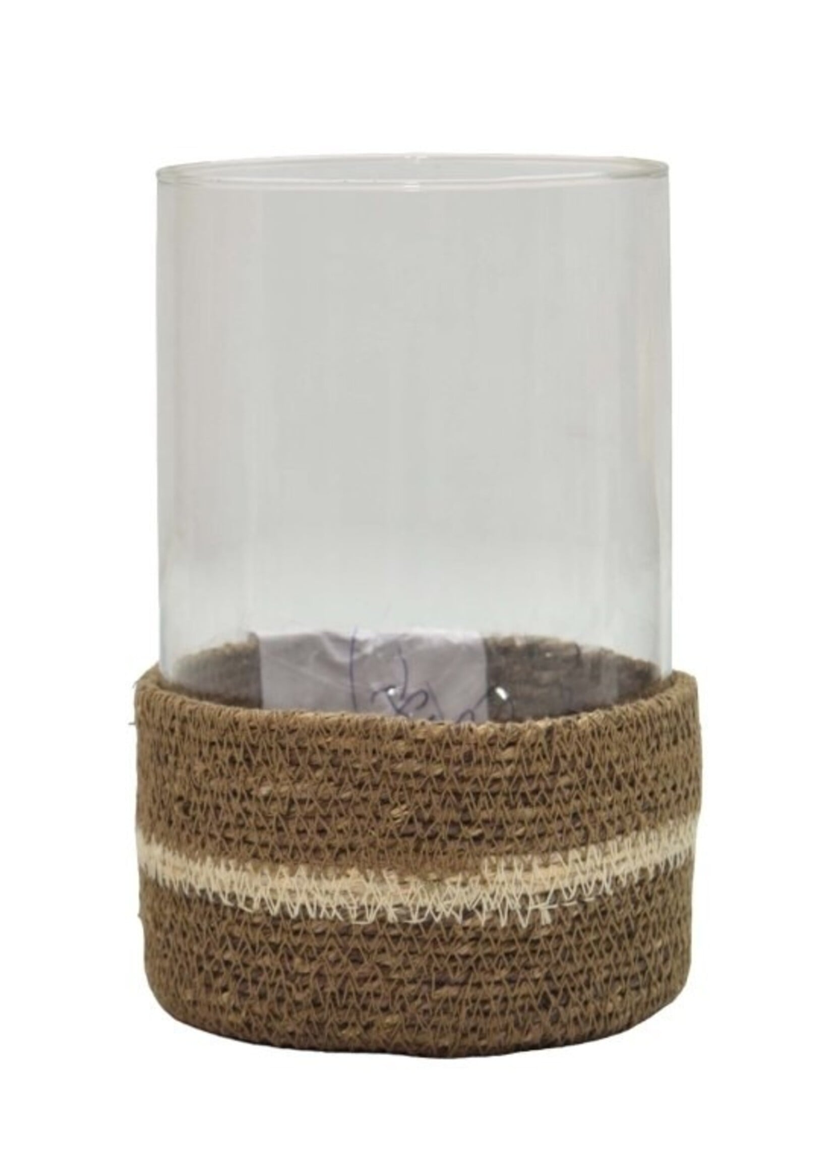 Windlicht jute naturel