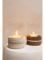 Windlicht jute naturel