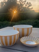 Zomerse kom gestreept 'yellow'