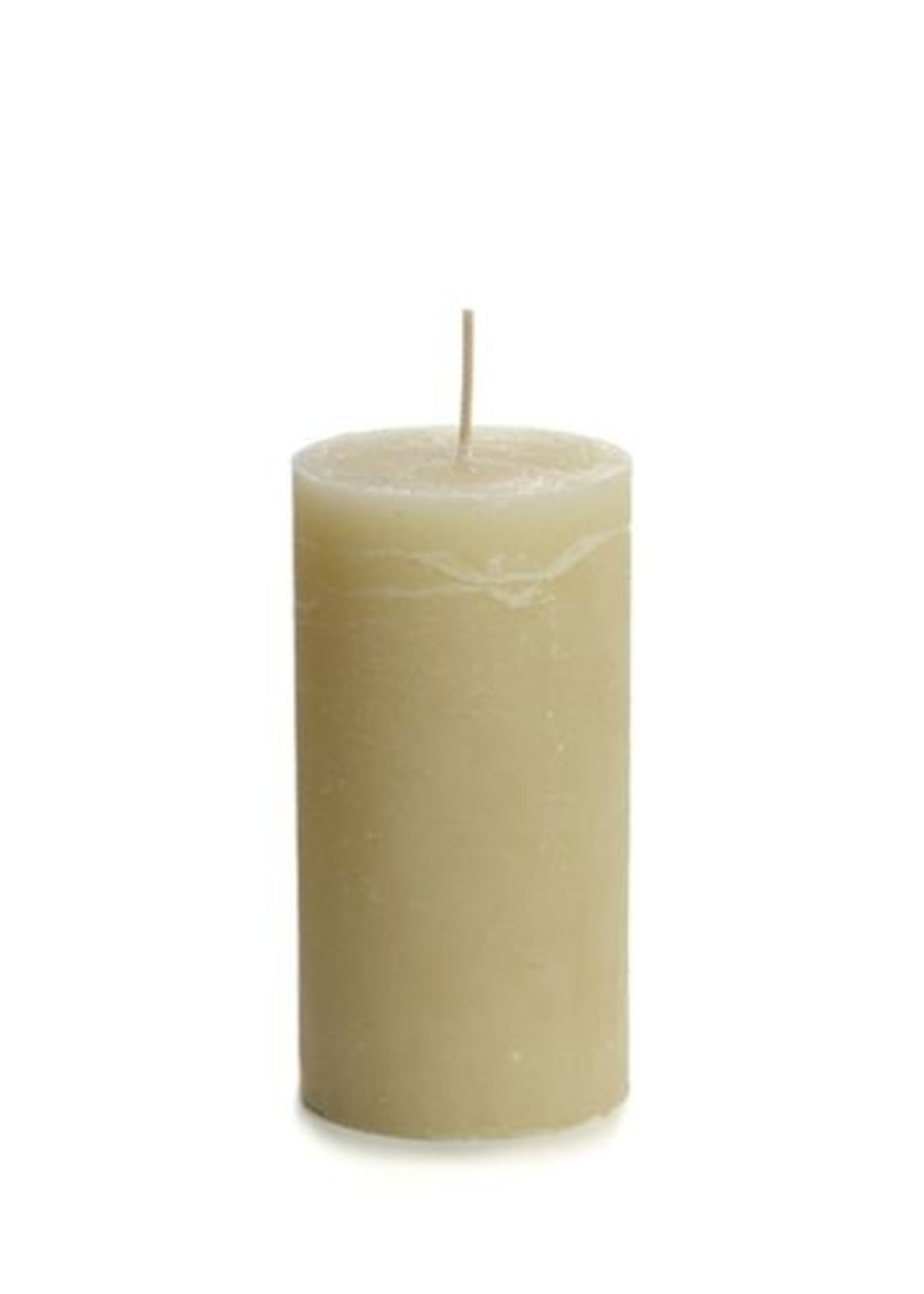 Kaars 'pistache' H13,5 cm