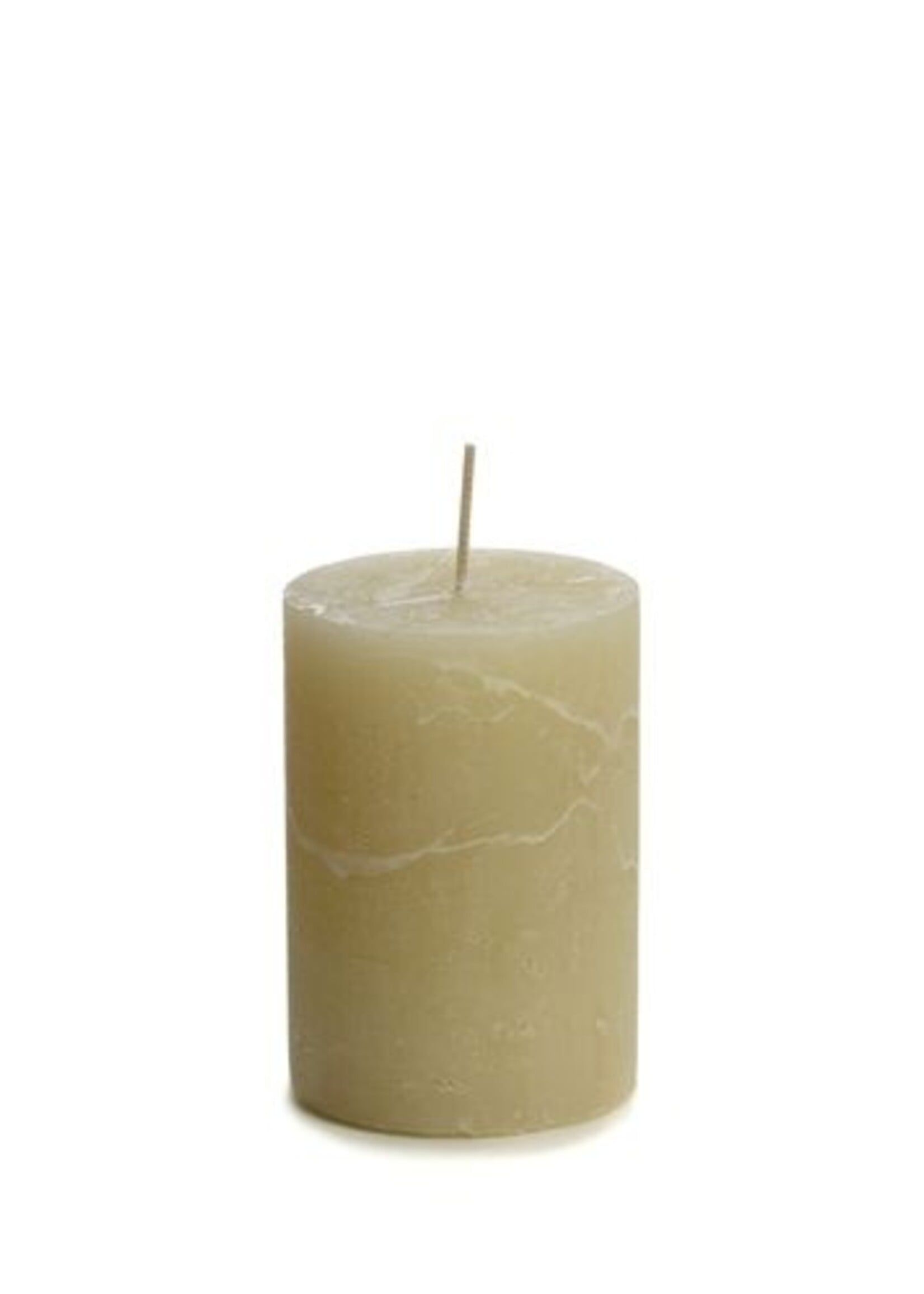Kaars 'pistache' H10 cm