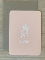 Enkele kaart 'cheers'