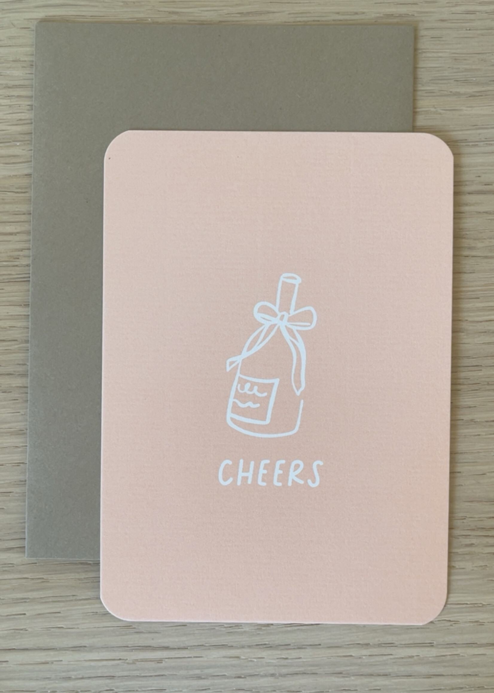 Enkele kaart 'cheers'
