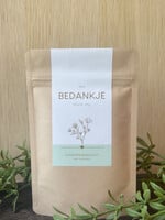 Voeten badzout 'bedankje'