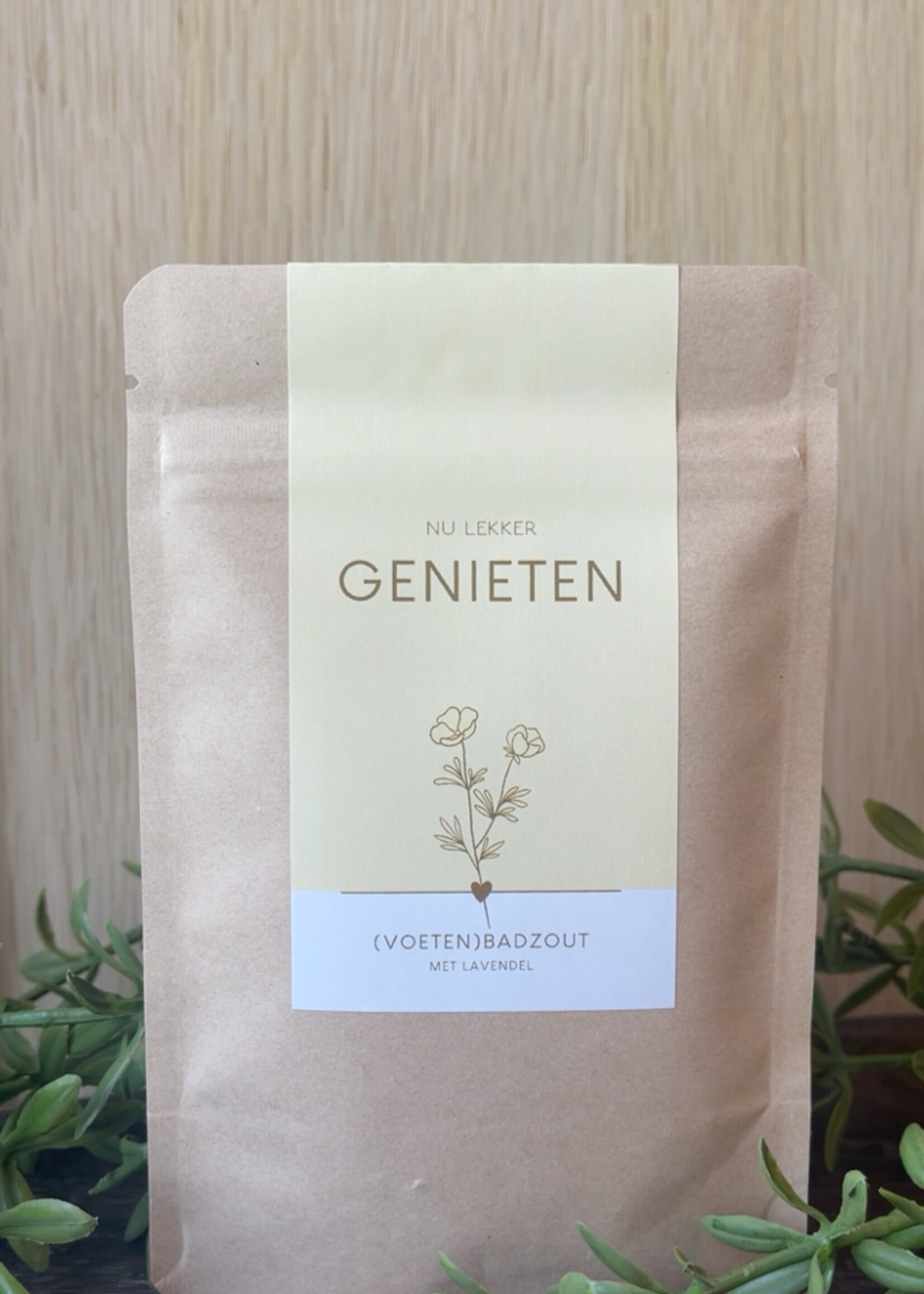 Voeten badzout 'genieten'