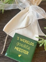Magneettegeltje 'meester'