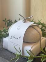 Steenscrub met zeepblok 'pomegranate' - GENIET