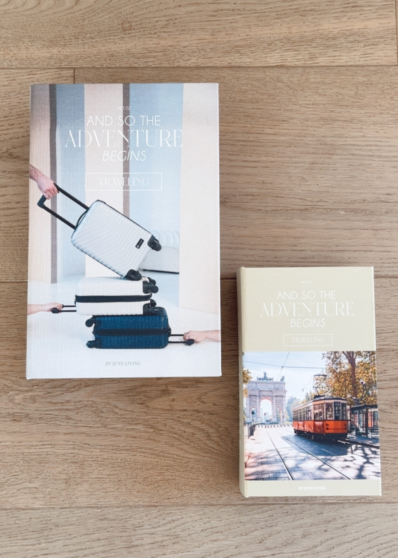 Opbergboek set van 2 'travel'