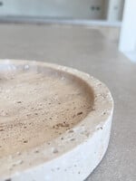 Schaal travertin dia 20 cm