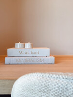 Opbergboek 'work hard' 26 x 17 cm
