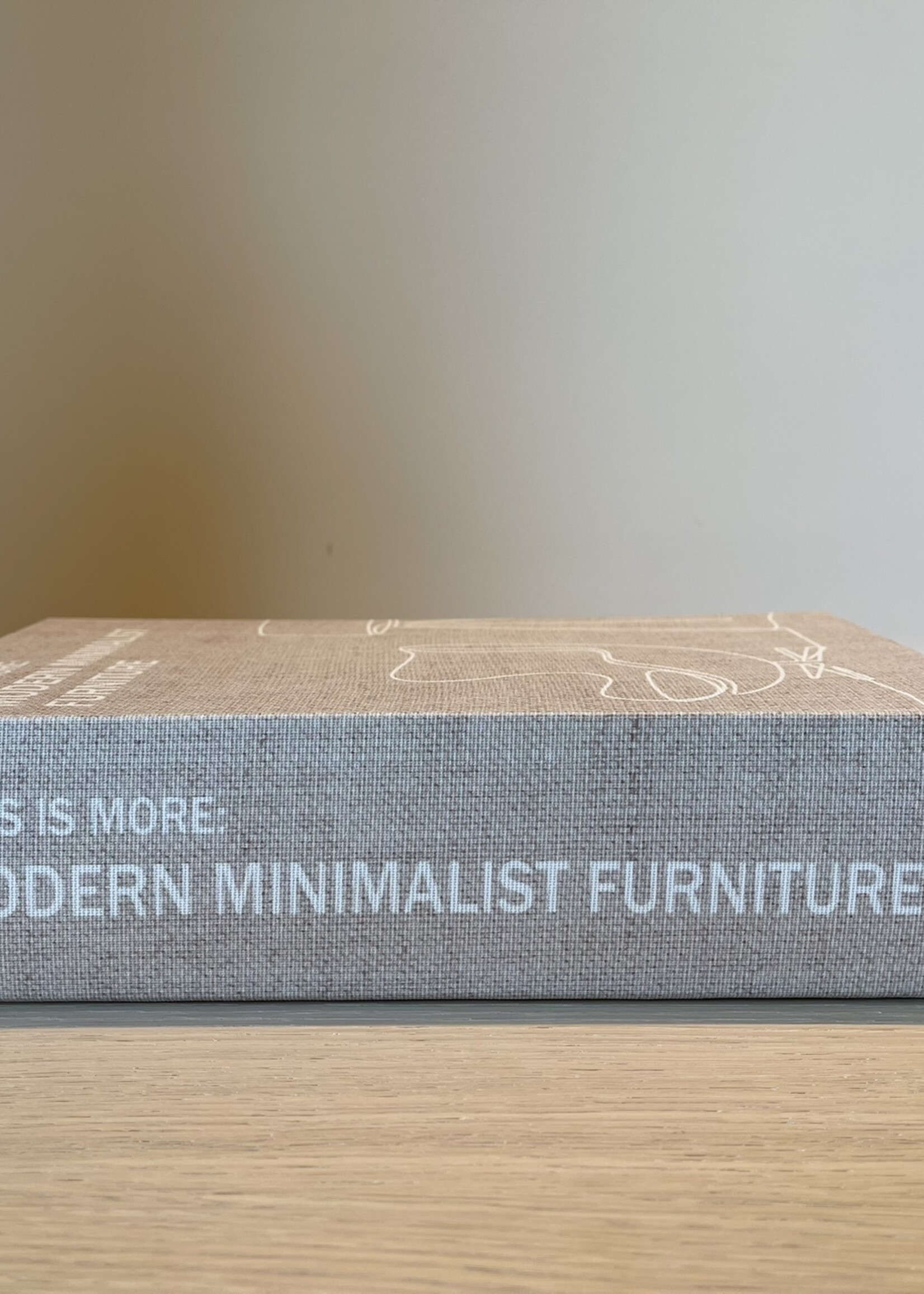 Opbergboek 'modern minimalist' 27 x 18 cm