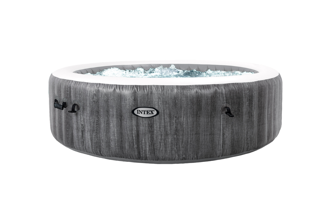 Intex PureSpa Greywood Deluxe opblaasbare spa 4-persoons