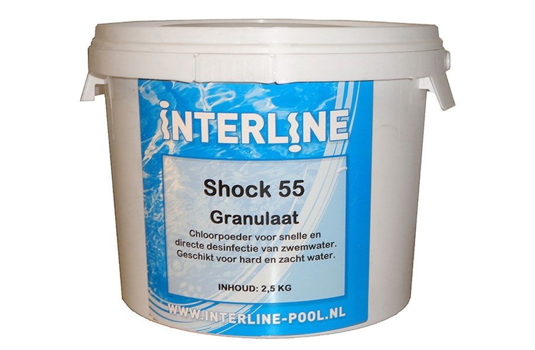 Interline Chloor granulaat 2.5 kg. (shock 55)