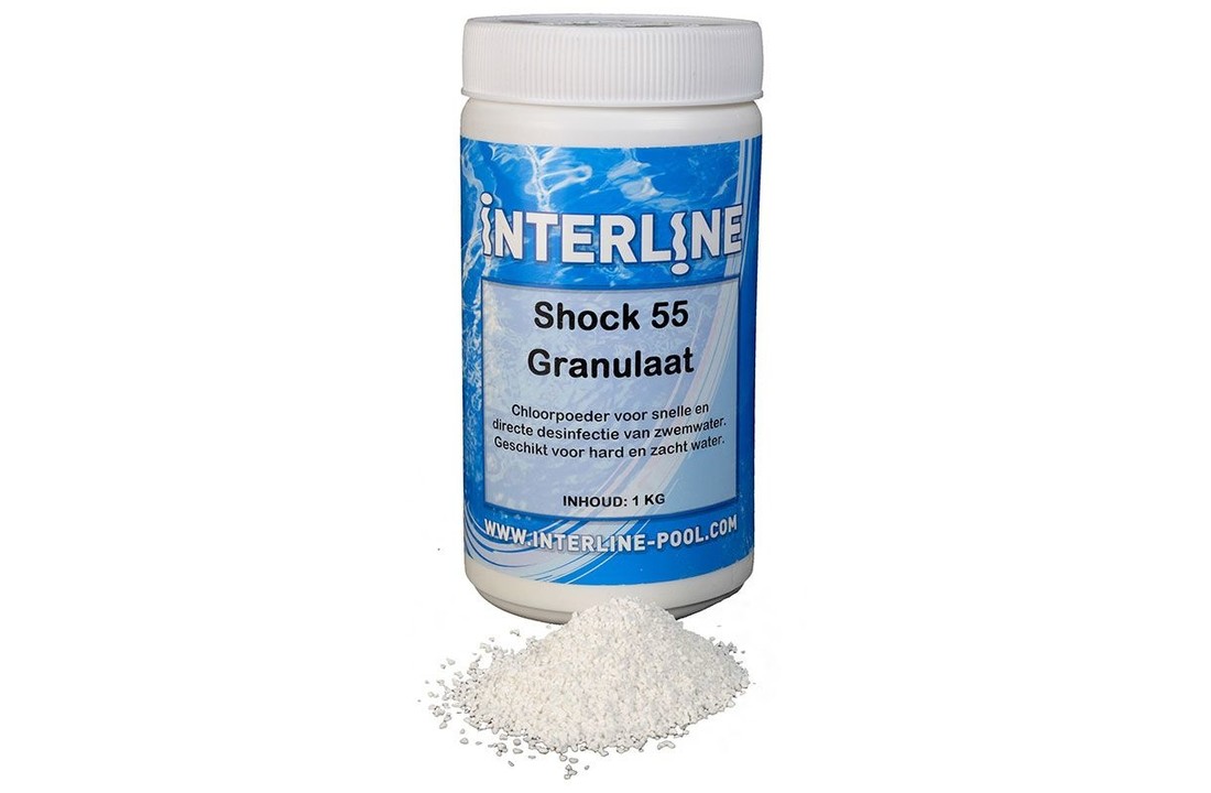 Interline chloorgranulaat 1kg. (shock 55)