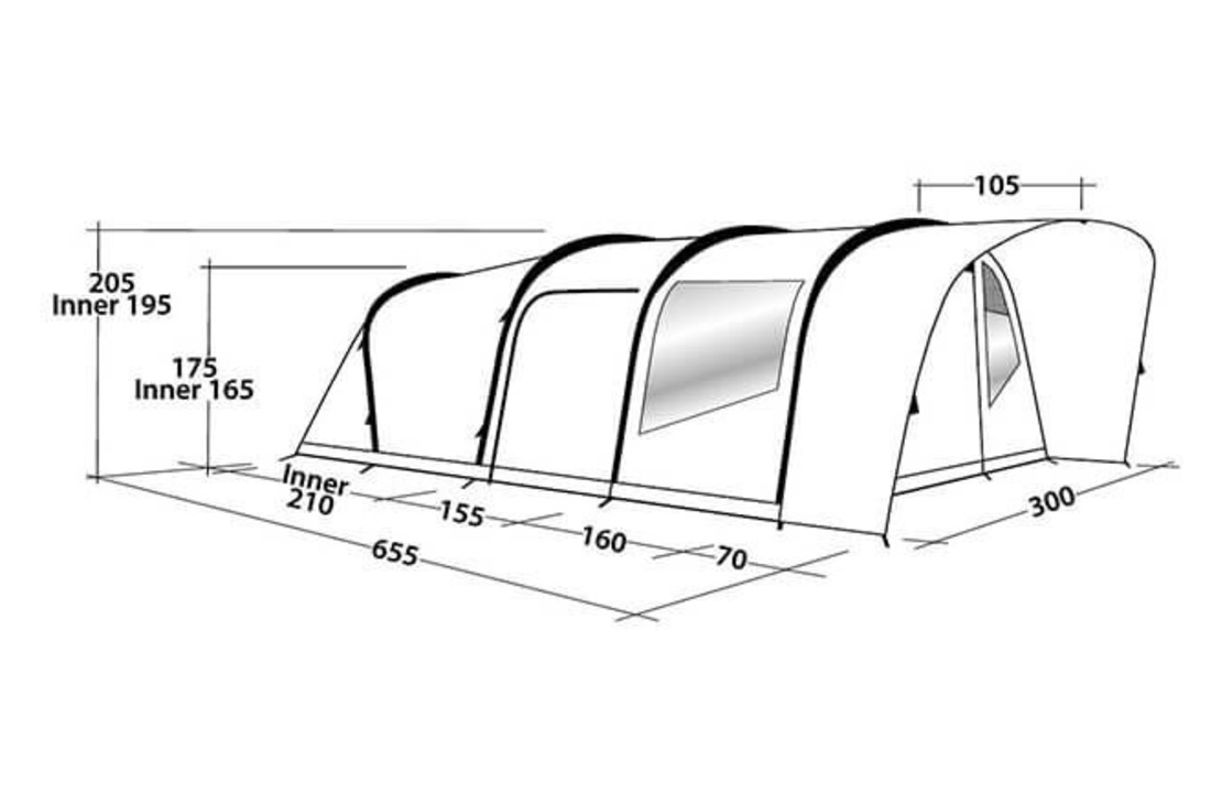 Easy Camp Match Air 500 tent