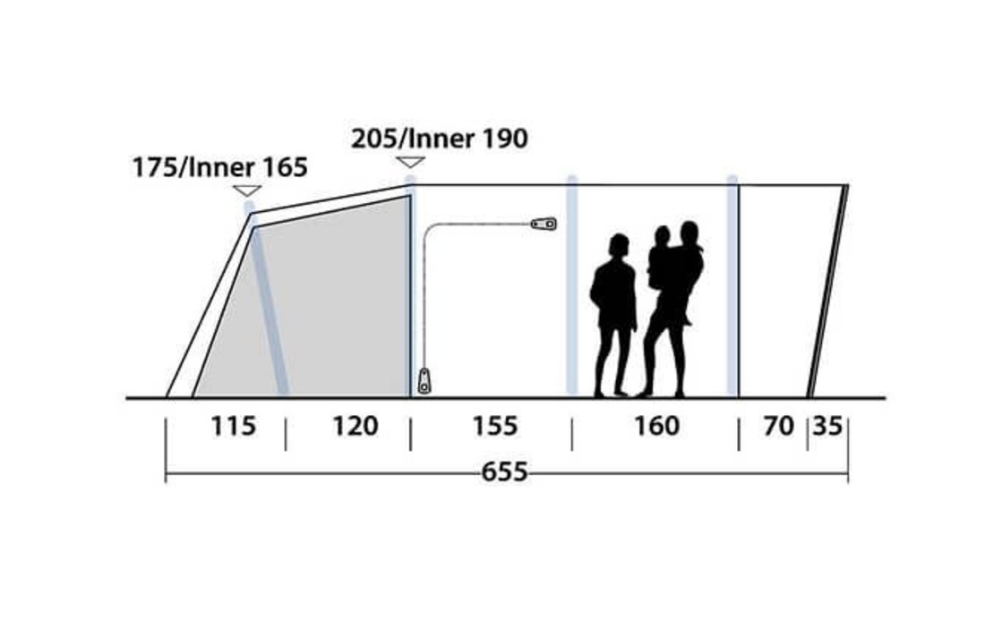 Easy Camp Match Air 500 tent