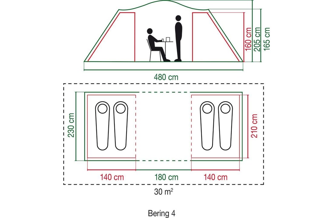 Coleman Bering 4 Tent