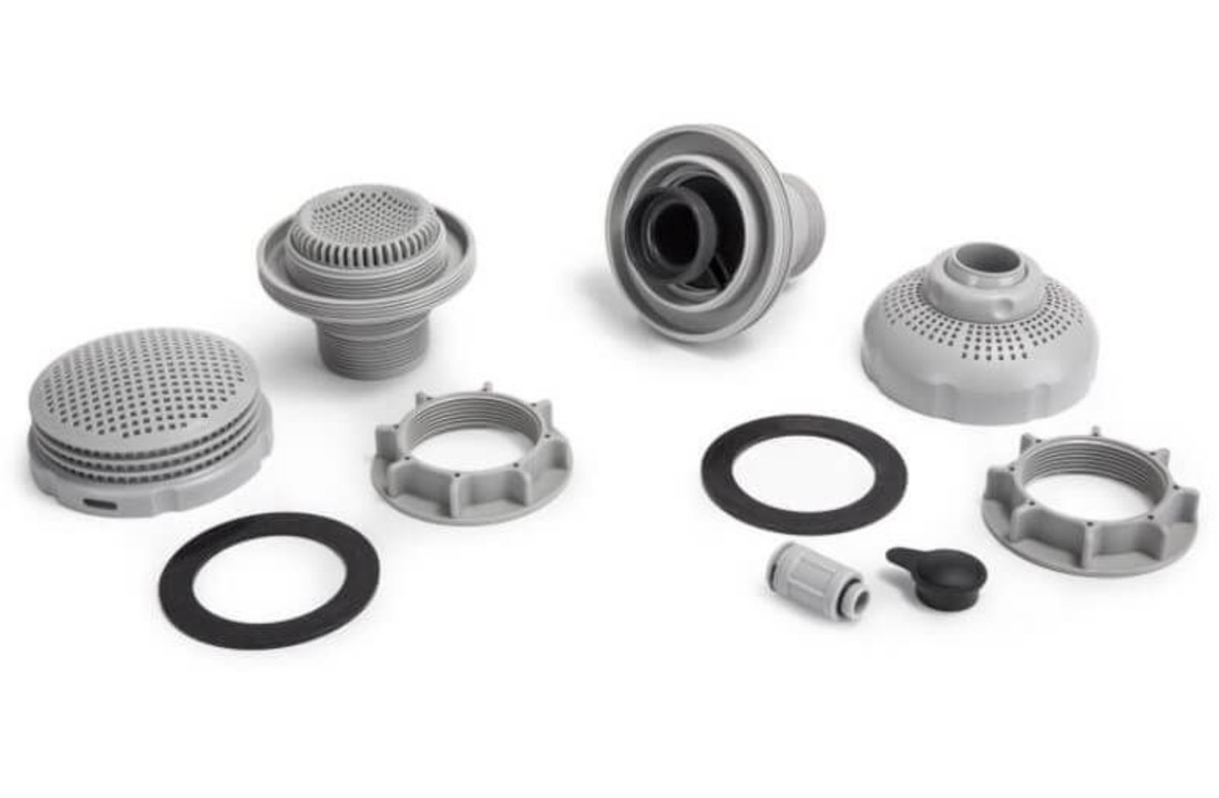 Intex in- en uitlaat set 38 mm Hydro Aeration