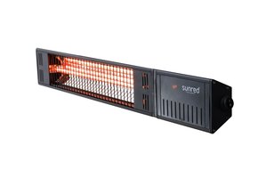 Sunred Heater Fortuna Wall 1500 Black terrasverwarmer